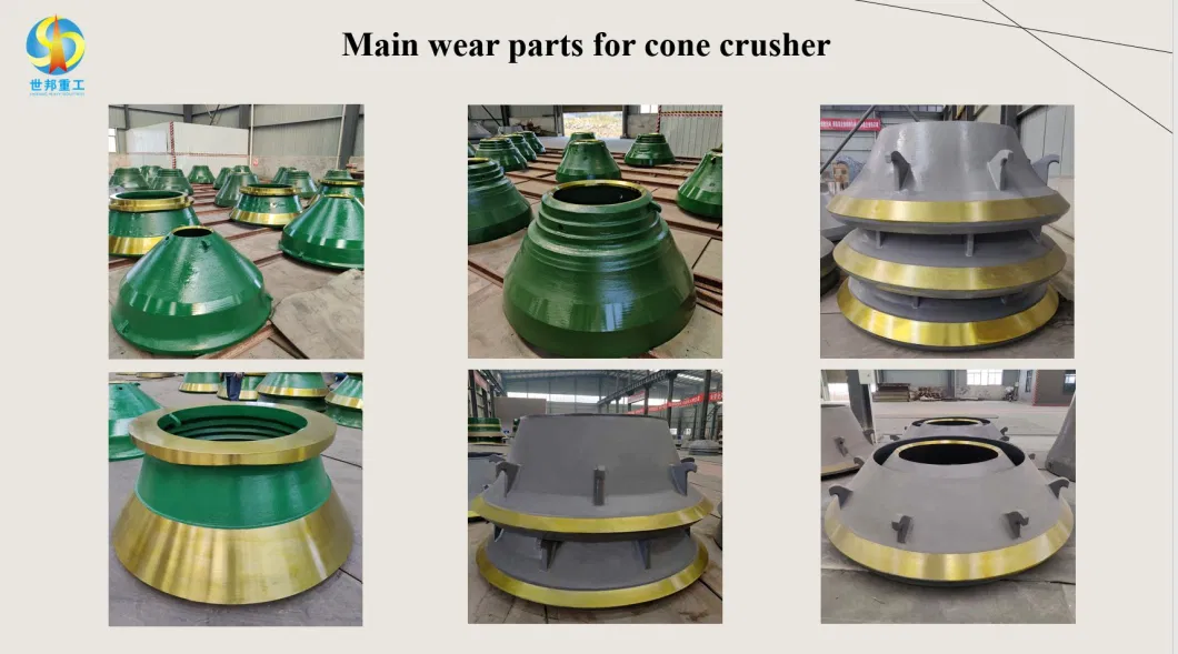 Most Popular High Manganese Steel Castings for Cone/ Gyratory Crusher Spare Parts