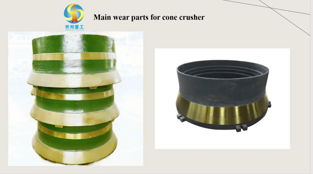 Most Popular High Manganese Steel Castings for Cone/ Gyratory Crusher Spare Parts