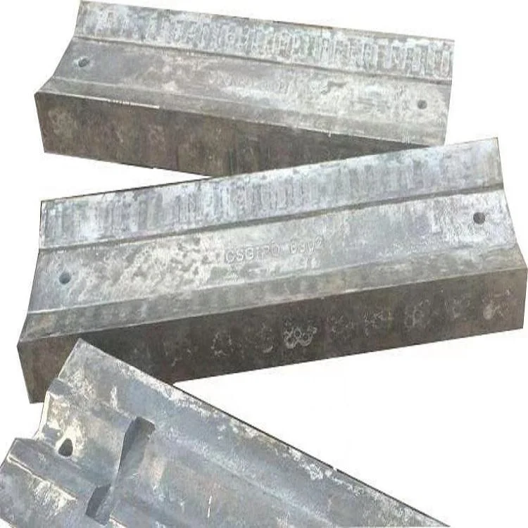 High Chrome Mining Aggregate Impact Crusher Spare Parts Steel Composite Plate Hammer