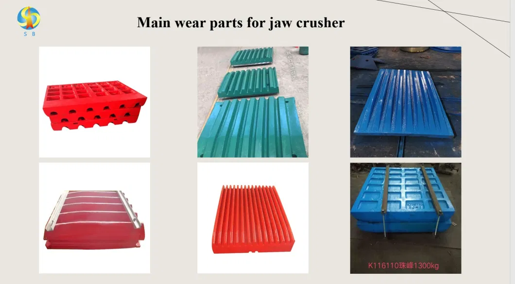 High Manganese Steel Casting Liner for Sag Ball Mill Crusher Spare Parts