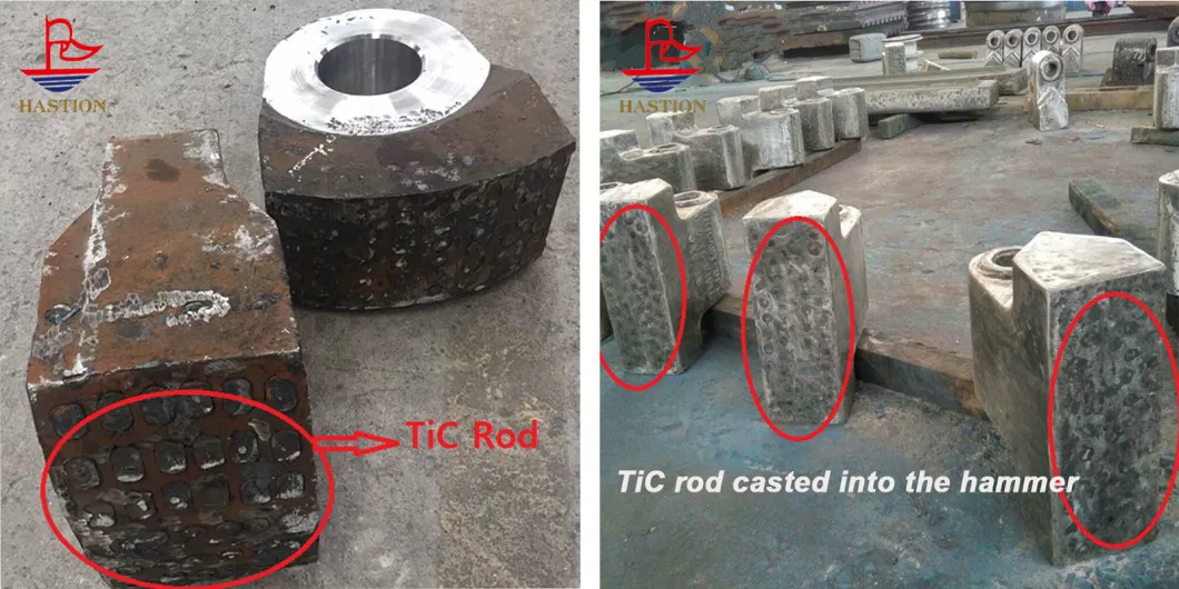 Rock Hammer Crusher Spare Part of Tungsten Titanium Carbide Rod