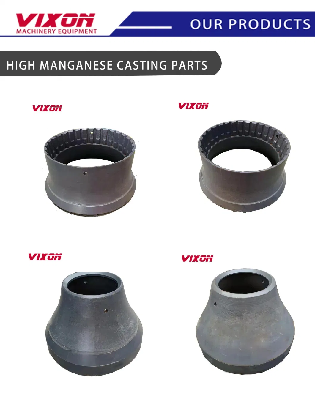 High Manganese Steel Cone Crusher Parts Suit for Sandvik CH420CH440CH660CH870CH880CS420CS430CS440