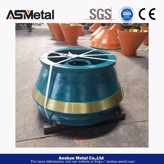 Mining Machine Parts Mantle and Bowl Liner for CH440 CH660 Cone Crusher Spare Parts