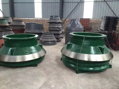 Symons Terex Shanbao Cone Crusher Wear Spare Parts Concave and Mantle Bowl Liner