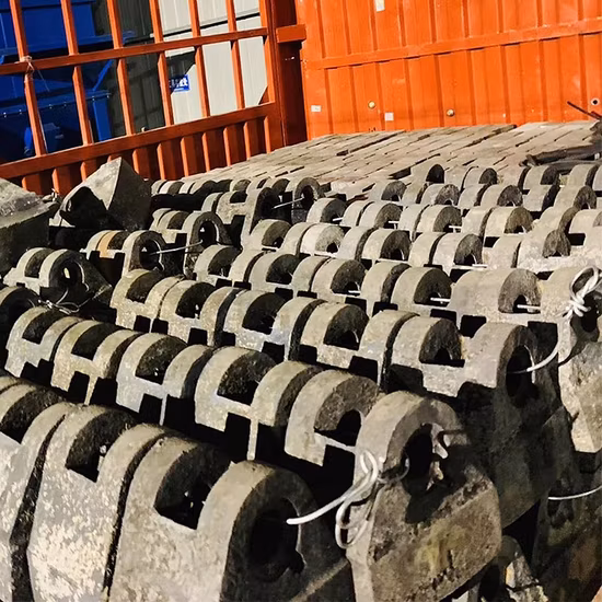 As2074 L2b Crusher Parts High Manganese Steel Hammer Head